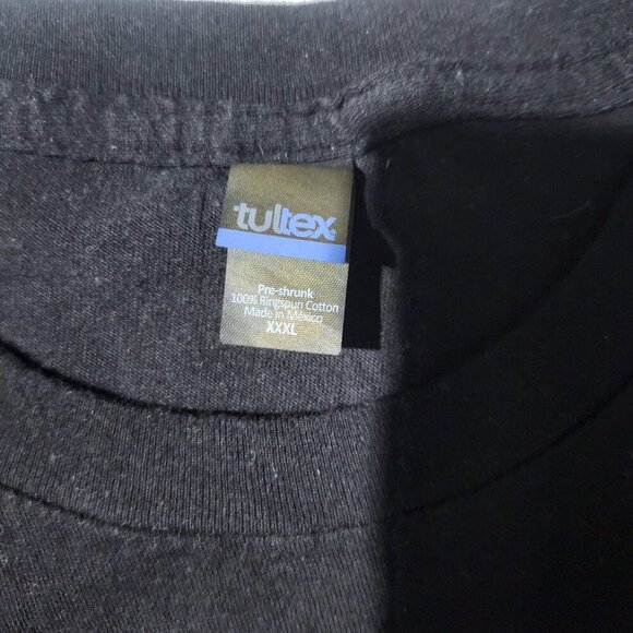 Anime Graphic T-Shirt Join Black Eagles Mens XXXL Short Sleeve Black Crew Neck - Picture 4 of 8